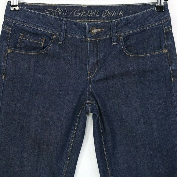 Esprit Smart Straight Jeans Dark‎ Stretch 28 32 Actual 29 X 28 - Picture 8 of 12